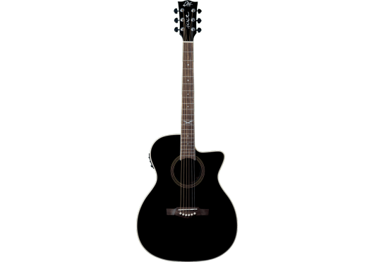 EKO Guitare Auditorium cutaway electro See Through Black