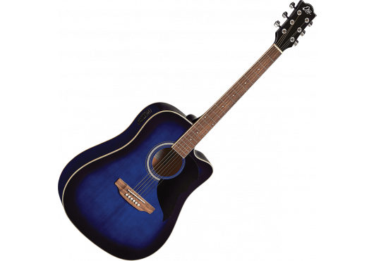 EKO Guitare électro Ranger Cutaway EQ Blue Sunburst