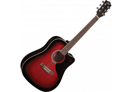 EKO Guitare électro Ranger Cutaway EQ Red Sunburst