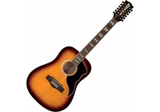 EKO Guitare Dreadnought 12 cordes Honey Burst