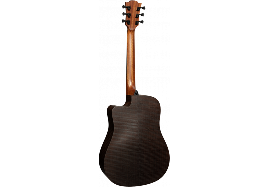 LAG Guitare acoustique Sauvage Dreadnought Pan Coupé Électro.