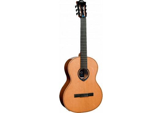 LAG Guitare HyVibe 30 Folk Nylon Cutaway Electro Lefty