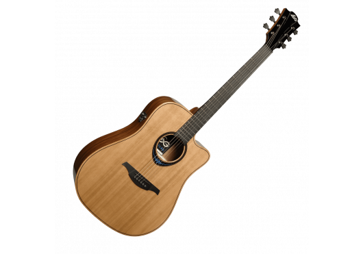 LAG Guitare acoustique BlueWave 2 Dreadnought Pan Coupé Électro