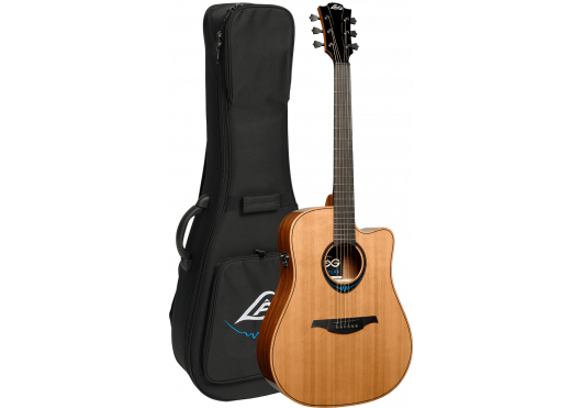 LAG Guitare acoustique BlueWave 2 Dreadnought Pan Coupé Électro