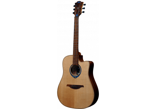 LAG Guitare HyVibe 10 Dreadnought Cutaway Electro