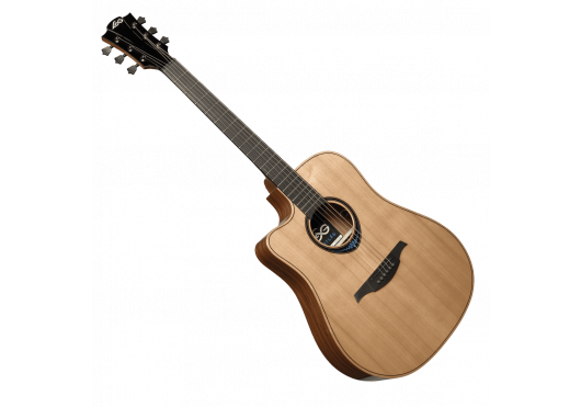 LAG Guitare acoustique BlueWave 2 Dreadnought Pan Coupé Électro Gaucher