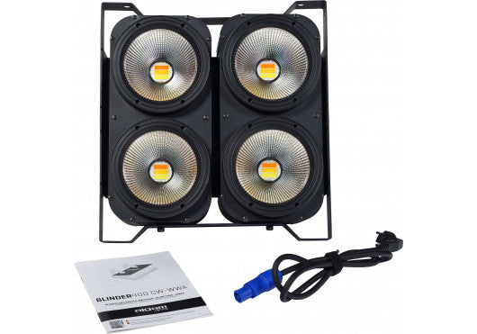 ALGAM LIGHTING Blinder LED COB 4x 100W blanc chaud/froid