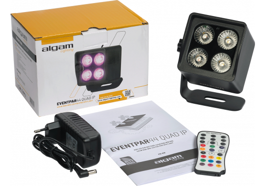 ALGAM LIGHTING PAR sur batterie 4 LED 4W RGB+WW IR, DMX sans fil, IP65